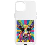 Cool Cow Pop Art for Men Women Dairy Farmer Farming Moo Cows Coque pour iPhone 15 Plus