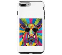 Cool Cow Pop Art for Men Women Dairy Farmer Farming Moo Cows Coque pour iPhone 7 Plus/8 Plus
