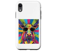 Cool Cow Pop Art for Men Women Dairy Farmer Farming Moo Cows Coque pour iPhone XR