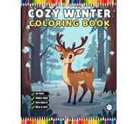 Cool Cozy Winter Animals Coloring Book Gift for Adults Kids Boys Girls Teens Youth Children Winter Holiday Season Coloring Activity Sheets: Christmas ... Single Sided Bold and Easy Coloring Book