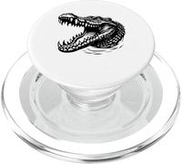 Cool Crocodile & Alligator Vibes - Animal coupé - PopSockets PopGrip pour MagSafe
