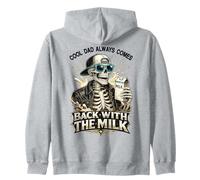 Cool Dad revient Toujours avec Milk Skeleton Sweat à Capuche