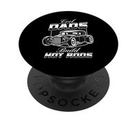 Cool Dads Build Hot Rods Voiture Rétro Vintage Race Hotrod Drag PopSockets PopGrip Adhésif