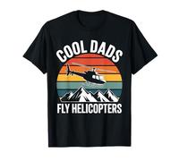 Cool Dads Fly Helicopters Pilot Fête des pères T-Shirt