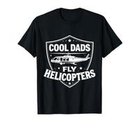 Cool Dads Fly Helicopters Pilote fête des pères T-Shirt