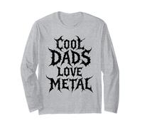 Cool Dads Love Metal Rock Music Dad Retro Punk Manche Longue