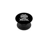 Cool Dads Love Metal Rock Music Dad Retro Punk PopSockets PopGrip Adhésif