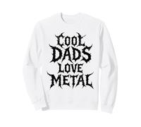 Cool Dads Love Metal Rock Music Dad Retro Punk Sweatshirt