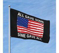 Cool Decor For Guys Room All Gave Some Gave All Military Flag Accessoires de piscine Drapeaux muraux amusants (152 x 244 cm)