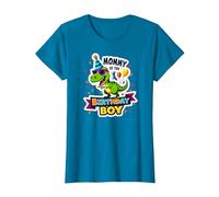Cool Dino Party pour Maman du garçon Qui fête Son Anniversaire T-Shirt, Femme, Saphir, XXL