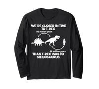 Cool Dinosaur Stuff T-Rex Stegosaurus Prehistoric Science Manche Longue