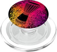 Cool djembé Art Un Tambour Africain pour Fier Batteur Djembé PopSockets PopGrip pour MagSafe