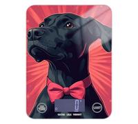 Cool Doberman Pinsche Dog Balance numérique de cuisine numérique avec 4 unités pour cuisson au four et rôtissage peso numérique 5 kg/5 g Rouge