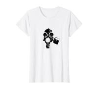 Cool Doomsday Apocalypse Masque à gaz Armageddon T-Shirt Graphique avec Valeur
