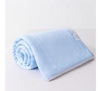 Cool Doux Léger pour Machine à Quilter De Voyage Lavable Multicouleur Maison Literie Facile d'entretien, Lavable, Pliable, Plusieurs Couleurs(Sky Blue,100x150cm)