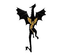 Cool Dragon Bookmark - Modèle de créature mythique, finition élégante, construction légère, conception accrocheuse | LICATION ACCESSOIRES POUR LE LITTÉRATURE FANS, AMIS, FAMILLE, LES AMANTS DE NOMBRE