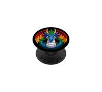 Cool Dragon Master Builder Building Blocks Bricks Kids Boys PopSockets PopGrip Adhésif