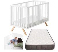 COOL · DREAMS Berceau co-Dodo nuru 10 hauteurs cododo 120x60 Blanc