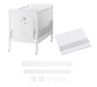 COOL · DREAMS Indi 120x60 lit co-Sleeping + kit co-Sleeping + Drap et surmatelas CoolDreams