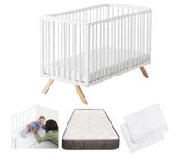 COOL · DREAMS Lit de Repos Nuru + kit de Repos + Matelas HR + Drap-Housse + surmatelas CoolDreams