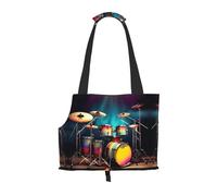 Cool Drums Ensemble de sacs de transport imprimés pour chiots et chiens de petite taille et chats et lapins