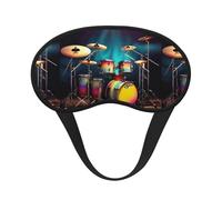 Cool Drums Ensemble de tambours Unisexe Masque de sommeil occultant confortable pour les voyages, la méditation, le sommeil et les voyages