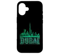 Cool Dubai Night Skyline Futuriste City Lights Voyage Lover Coque pour iPhone 16
