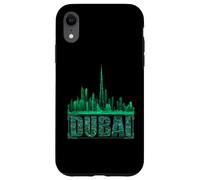 Cool Dubai Night Skyline Futuriste City Lights Voyage Lover Coque pour iPhone XR