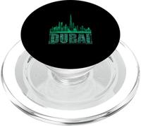 Cool Dubai Night Skyline Futuriste City Lights Voyage Lover PopSockets PopGrip pour MagSafe