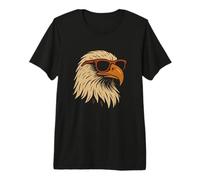 Cool Eagle Lunettes de Soleil rétro Vintage Patriotique Aigle T-Shirt Haut de Gamme