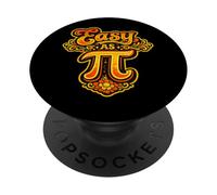 Cool Easy As Pi Retro Math PopSockets PopGrip Adhésif