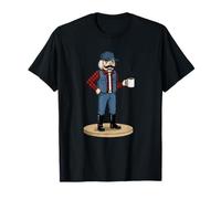 Cool Farmer Casse-Noisette Récolte Agriculture Café T-Shirt