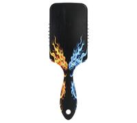 Cool Fire Ice Dragons Brosse à cheveux à coussin d'air Noir Brosse à cheveux démêlante Peigne Antistatique Brosse à cheveux moderne