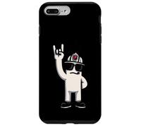 Cool Firefighter Mascotte Rock Hand Sign Rescue Graphic Fire Coque pour iPhone 7 Plus/8 Plus