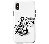 Cool Fisherman - Reeling In Good Times Amateur de pêche au bar Coque pour iPhone X/XS