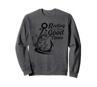 Cool Fisherman - Reeling In Good Times Amateur de pêche au bar Sweatshirt