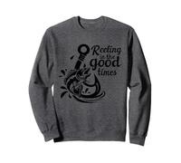 Cool Fisherman - Reeling In Good Times Amateur de pêche au bar Sweatshirt