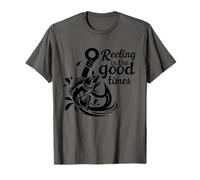 Cool Fisherman - Reeling In Good Times Amateur de pêche au bar T-Shirt