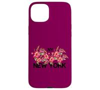 Cool Floral New York City, New York City Graphic Design Coque pour iPhone 15 Plus