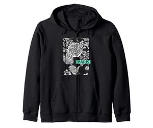 Cool Floral Paris Illustration Graphique Designs Style Tenue Sweat à Capuche