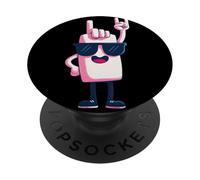 Cool Foam Finger Rock Hand Sign Mascotte Graphic Lunettes de Soleil PopSockets PopGrip Adhésif