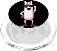 Cool Foam Finger Rock Hand Sign Mascotte Graphic Lunettes de Soleil PopSockets PopGrip pour MagSafe