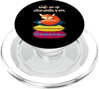 Cool Fox Graphic Tees - Dessins Humoristiques de Citations de Dessin animé d'hiver PopSockets PopGrip pour MagSafe