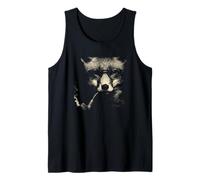 Cool Fox Illustration de Style Vintage pour Amoureux des Animaux Débardeur