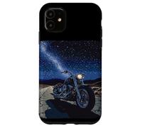 Cool Freeway avec Moto pour Les Amateurs de Nuit et d'étoiles Coque pour iPhone 11