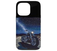 Cool Freeway avec Moto pour Les Amateurs de Nuit et d'étoiles Coque pour iPhone 13 Pro