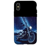 Cool Freeway de Nuit avec Moto Cool pour Cycliste de Nuit Coque pour iPhone X/XS