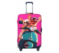 Cool French Bulldog No.146 Housses de protection élastiques pour bagages de 45,7 à 81,3 cm, noir, M