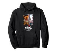 Cool French Paris Teddy Bear Style Illustration Graphic Sweat à Capuche