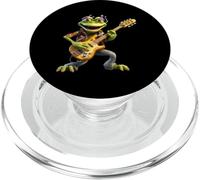 Cool Frog Bass Player Rocker Musicien Basse électrique PopSockets PopGrip pour MagSafe